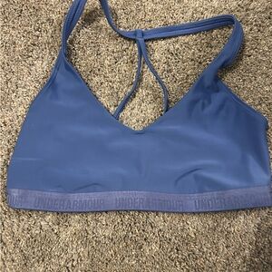 Under armor sports bra, unsure of size probably small